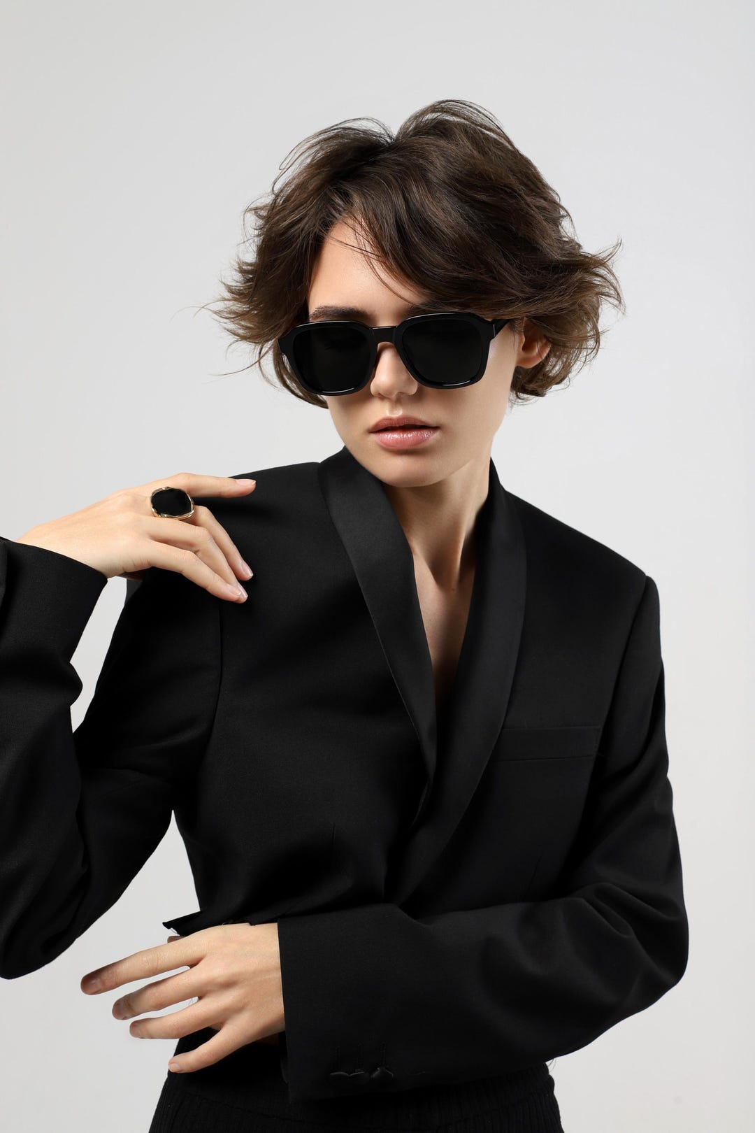 Oversized Square Sunglasses Women | Chunky Polarized UV400  display picture 1