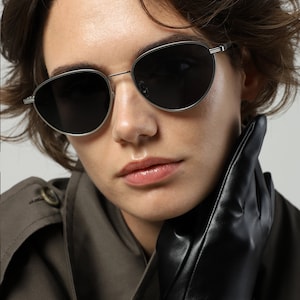 Cat Eye Sunglasses: Polarized UV400 Lenses, Metal Frame