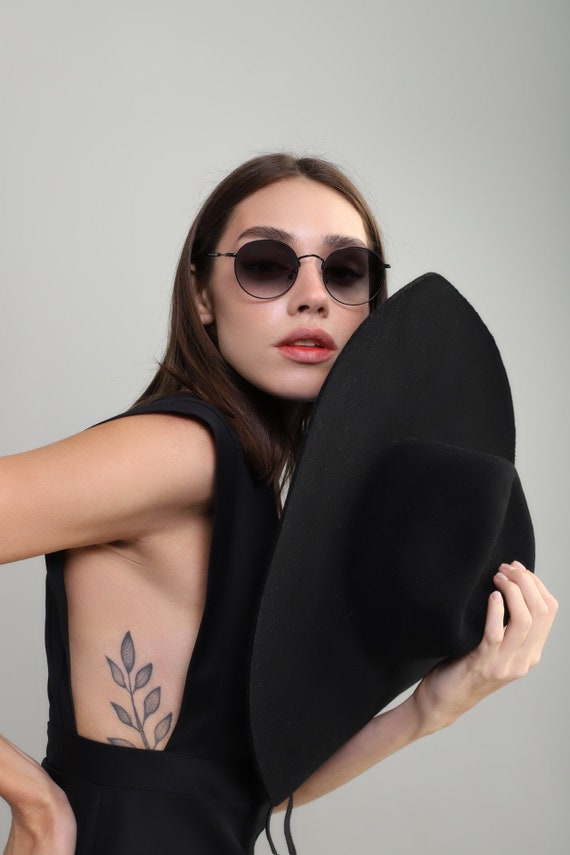 Tinted Round Sunglasses Women With High quality Anti reflective