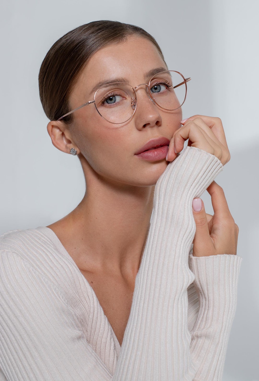 Occhiali Rotondi Montature Occhiali Multicolor Occhiali Sottili Da