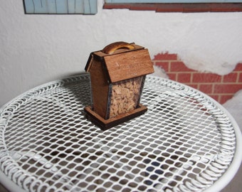 Tiny Bird Feeder 1:12th Dolls House.