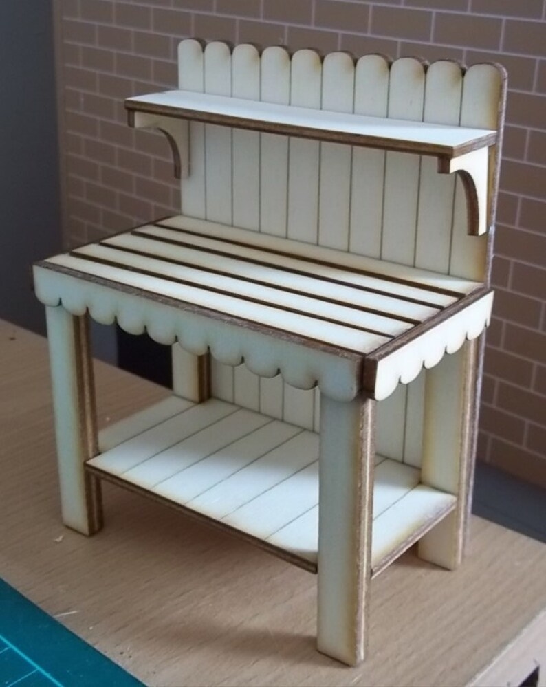 Potting Bench Kit Dolls House 1 12 Etsy