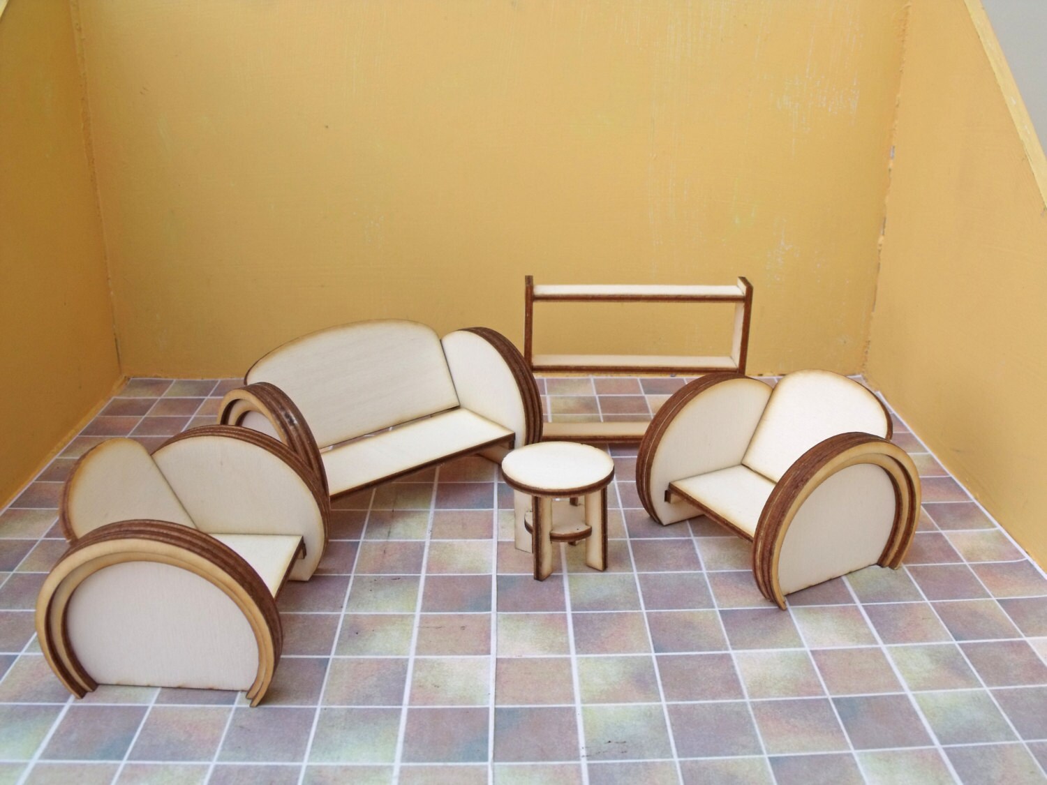 art deco dolls house kit
