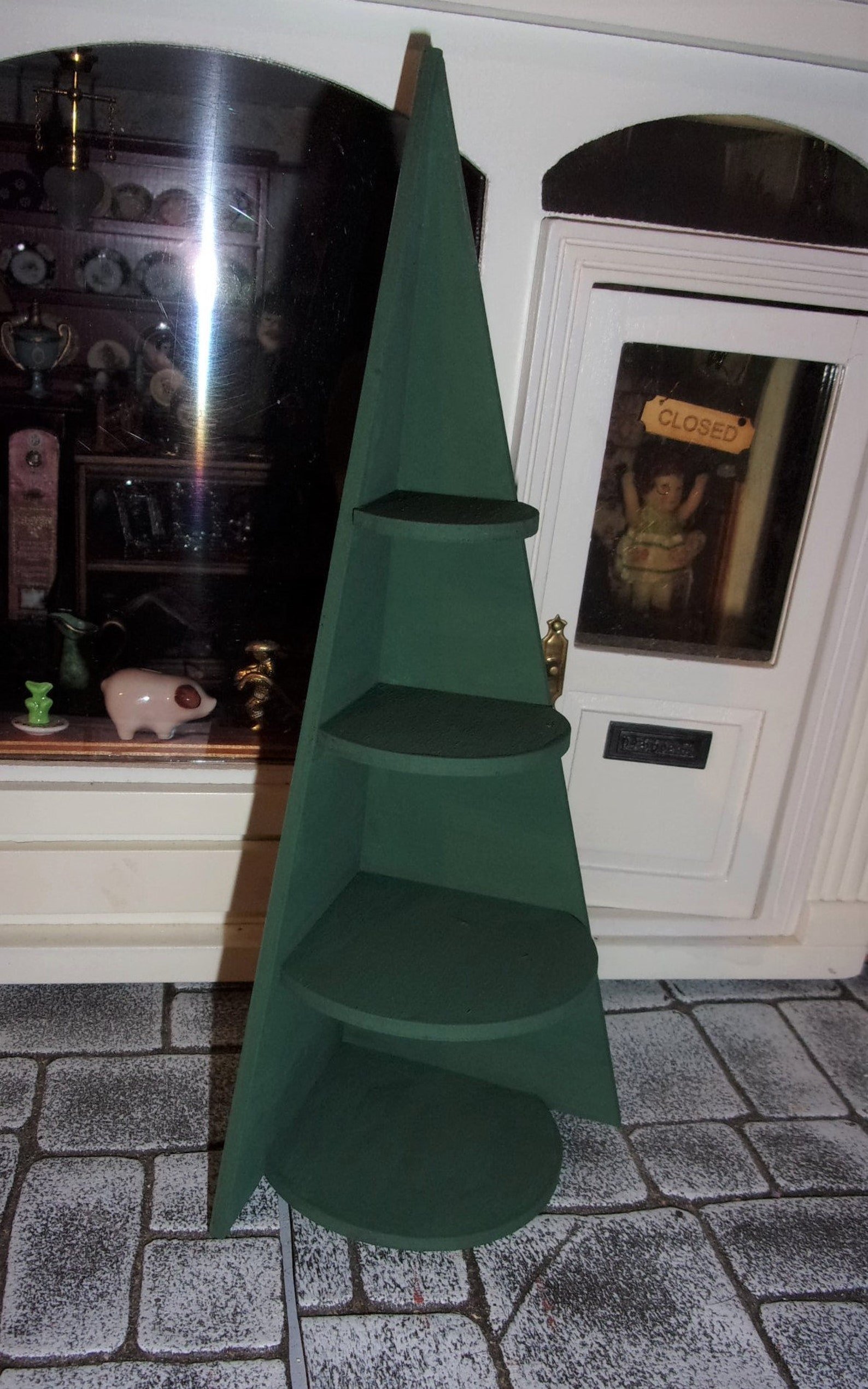 Christmas Tree Shelves for the Corner . 112th Dolls House Etsy