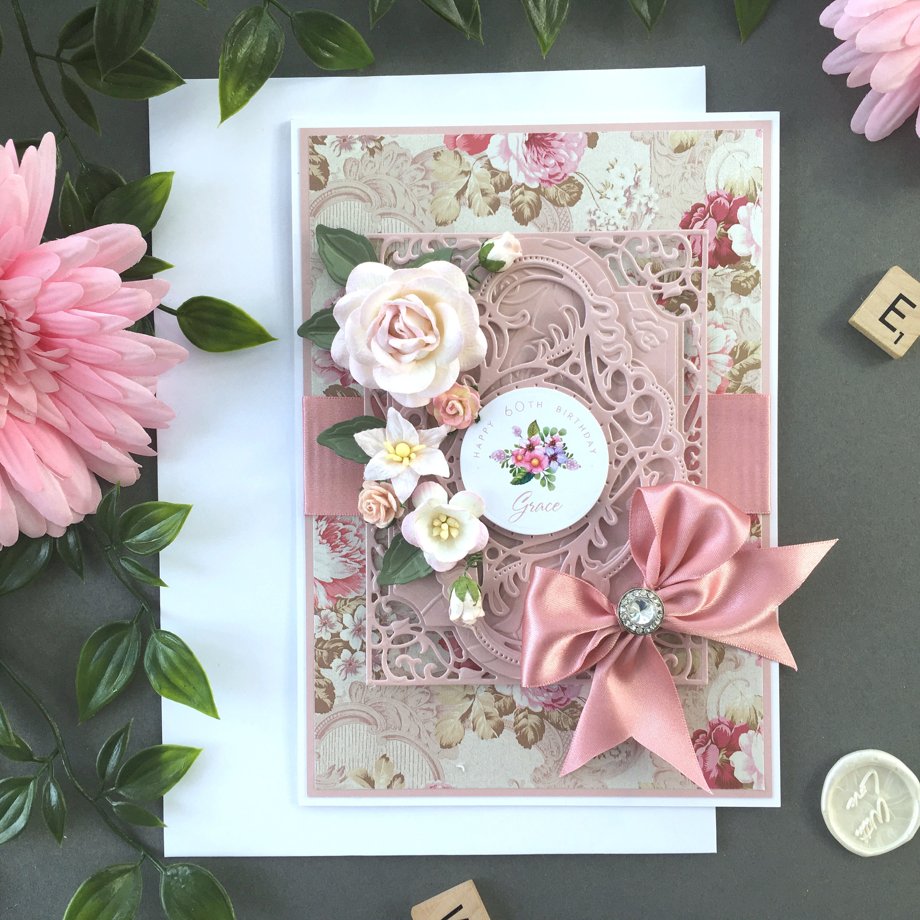 Luxury Birthday Card Handmade Birthday Card Personalised Etsy