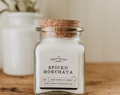 Apothecary Soy Candles - "Spiced Horchata" Mexican Aguas Frescas Southwestern Cinnamon Sugar Honey Sopapilla Donut Pastry Mexican Dessert