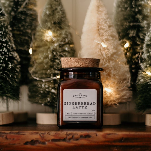 Gingerbread Candles Etsy