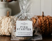 Soy Wax Fire starters - Natural Firepit Fire starters for Wood burning fireplaces Holiday Stocking Stuffers Bonfire Starter Wax burner