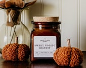 Cozy Fall Soy Candles - Sweet Potato Biscuit Candle Brown Sugar Molasses Honey Cinnamon Sweet Potato Biscuit Thanksgiving Autumn Candles