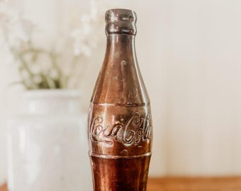 Vintage MCM Solid Brass Coca-Cola Bottle Paperweight – Mid Century Collectible Pop Art Memorabilia