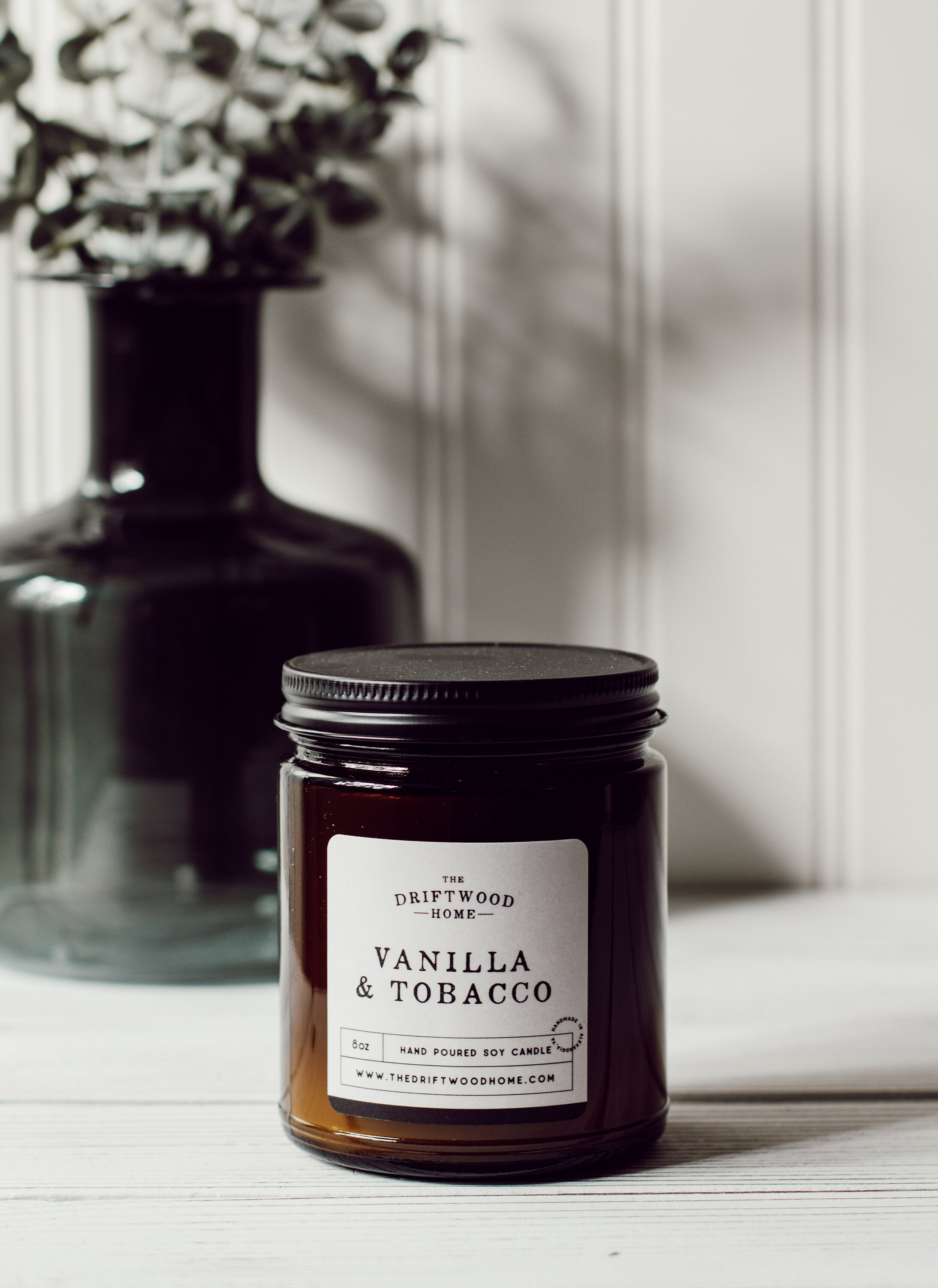 vanilla and tobacco candle Apothecary Soy Candles - Vanilla Tobacco Pipe Soy Candles Natural  Handpoured Sweet Vanilla Tobacco Leaf Nutmeg Umber Leaves Man Cave Candles