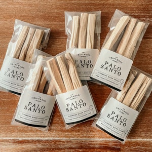 Organic Palo Santo Sticks - 3PC Sacred Wood Incense Stick Purifying and Cleansing Herbal Remedies Energy Cleanse Ethically Sourced Sticks
