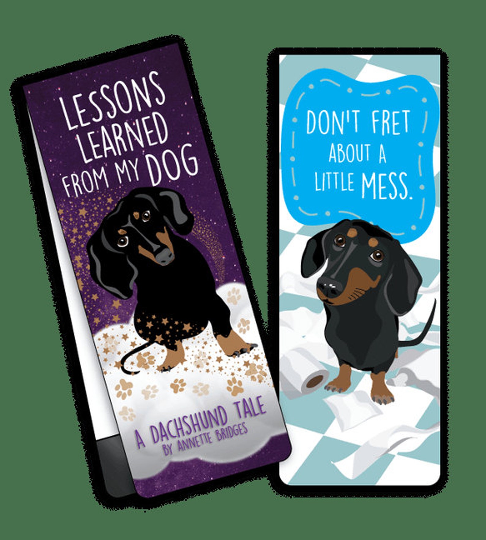 Dachshund Bookmarks/lessons Learned From My Dog Magnetic - Etsy