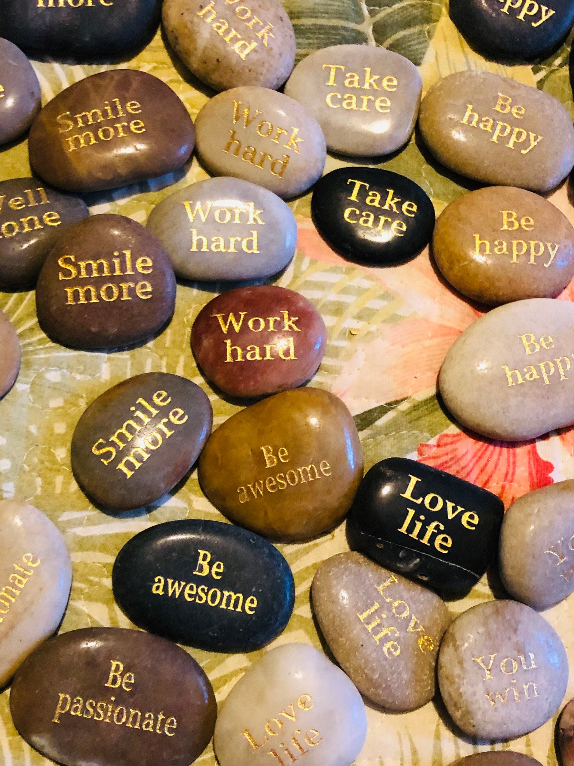 Phrase Stones/words of Encouragement Stones/engraved Inspirational
