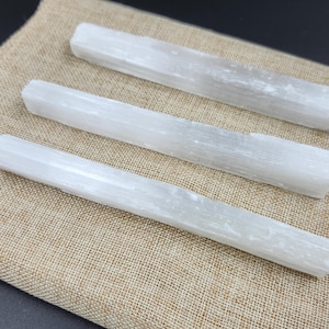 Selenite Wand - 6&quot; Selenite Sticks
