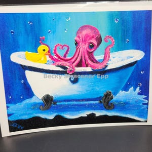 Splish Splash - Embellished Art Print 8x10 by Becky Stracener Epp immagine 6