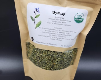 Skullcap, 1 oz Organic Scullcap Herb