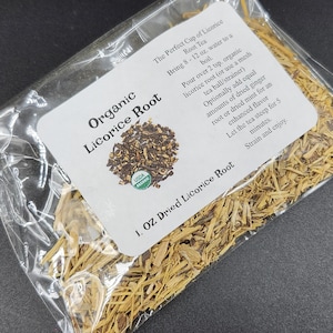 1 oz Dried Licorice Root Tea