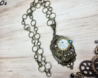 Steampunk Timekeeper Necklace