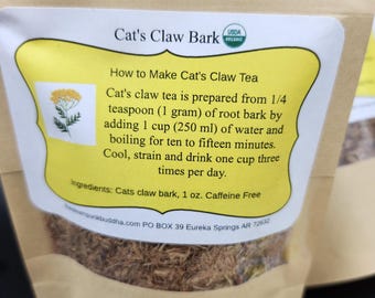 Écorce de griffe de chat biologique, 1 oz