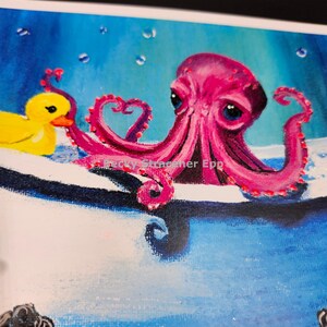Splish Splash - Embellished Art Print 8x10 by Becky Stracener Epp immagine 4