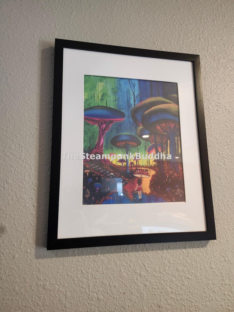 Soma Swapna - Original Art Print 8x10 by Rebecca Epp Framed Print