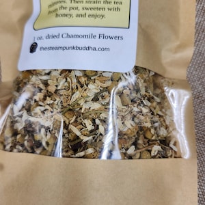 Organic Chamomile Flower Tea, 1 oz Dried Loose Leaf Bild 5