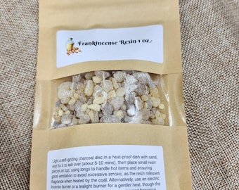 Frankincense Resin, 1 oz Dried Frankincense Resin