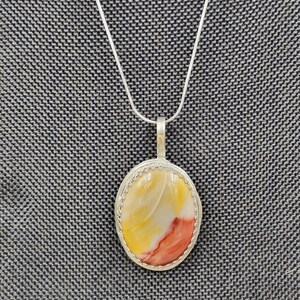 Desert Sunrise — Mookaite Jasper Pendant | Sterling Silver Stone Necklace bild 16