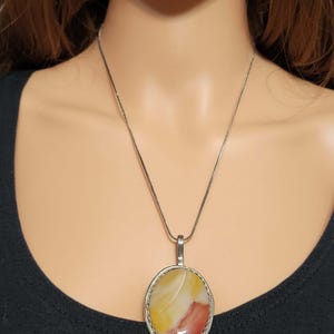 Desert Sunrise — Mookaite Jasper Pendant | Sterling Silver Stone Necklace bild 15