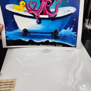 Splish Splash - Embellished Art Print 8x10 by Becky Stracener Epp immagine 2
