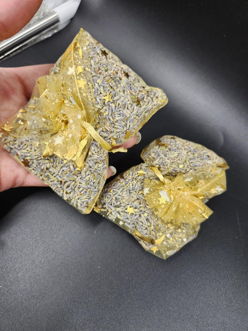 Bolsitas de lavanda, 2 bolsitas de hierba de lavanda francesa seca de 0,5 oz cada una imagen 9