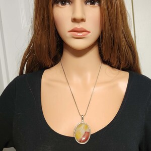 Desert Sunrise — Mookaite Jasper Pendant | Sterling Silver Stone Necklace bild 17
