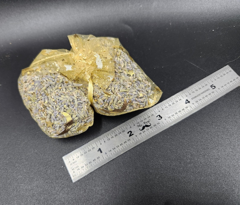Bolsitas de lavanda, 2 bolsitas de hierba de lavanda francesa seca de 0,5 oz cada una imagen 5