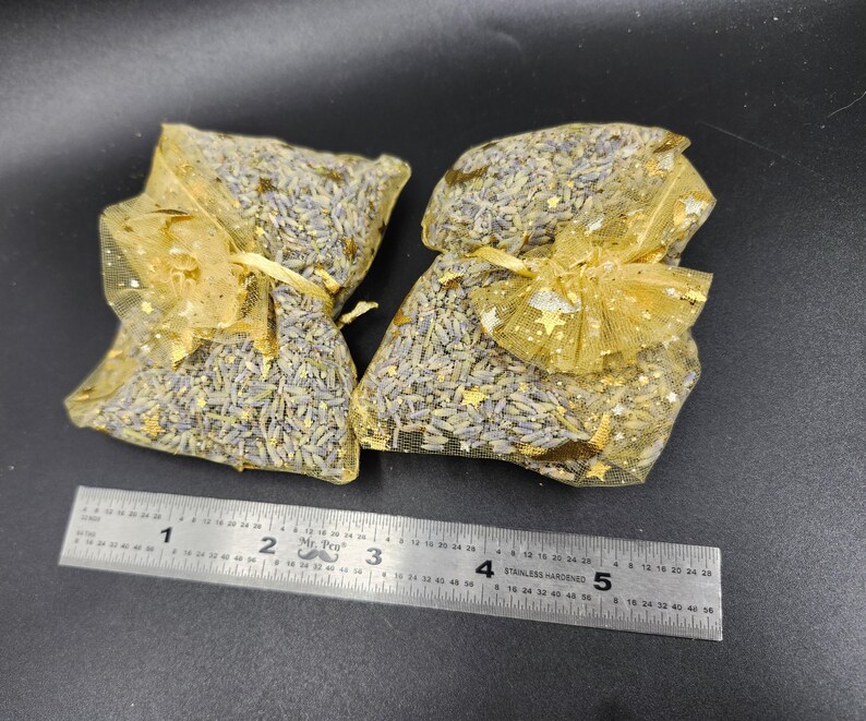 Bolsitas de lavanda, 2 bolsitas de hierba de lavanda francesa seca de 0,5 oz cada una imagen 6