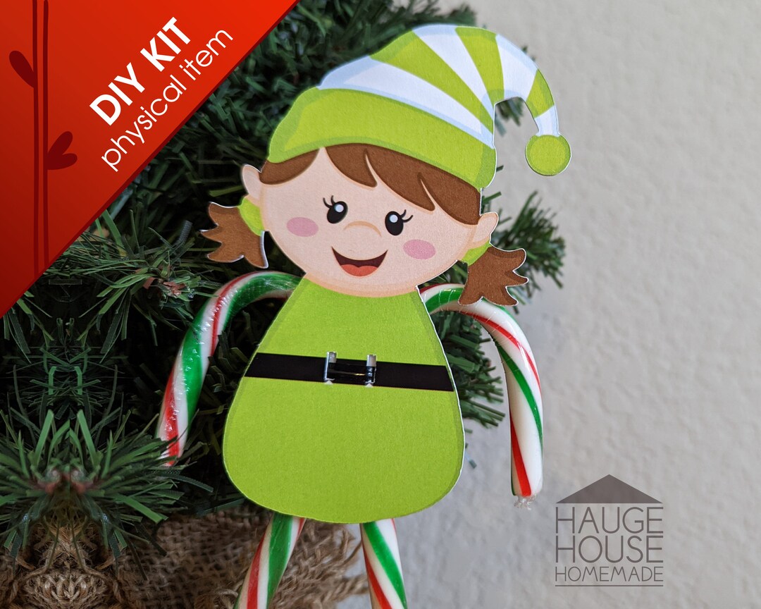 Candy Cane Elf Princess Kids main image 1