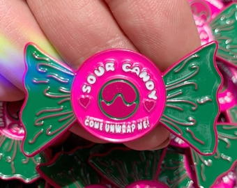 Sour Candy Enamel Pin