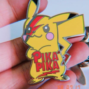 Pikachu Bowie Enamel Pin