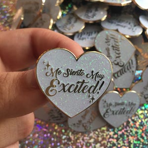 Selena Muy Excited Hard Enamel Pin image 1