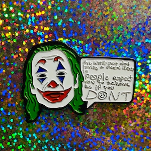 Joker Enamel Pin