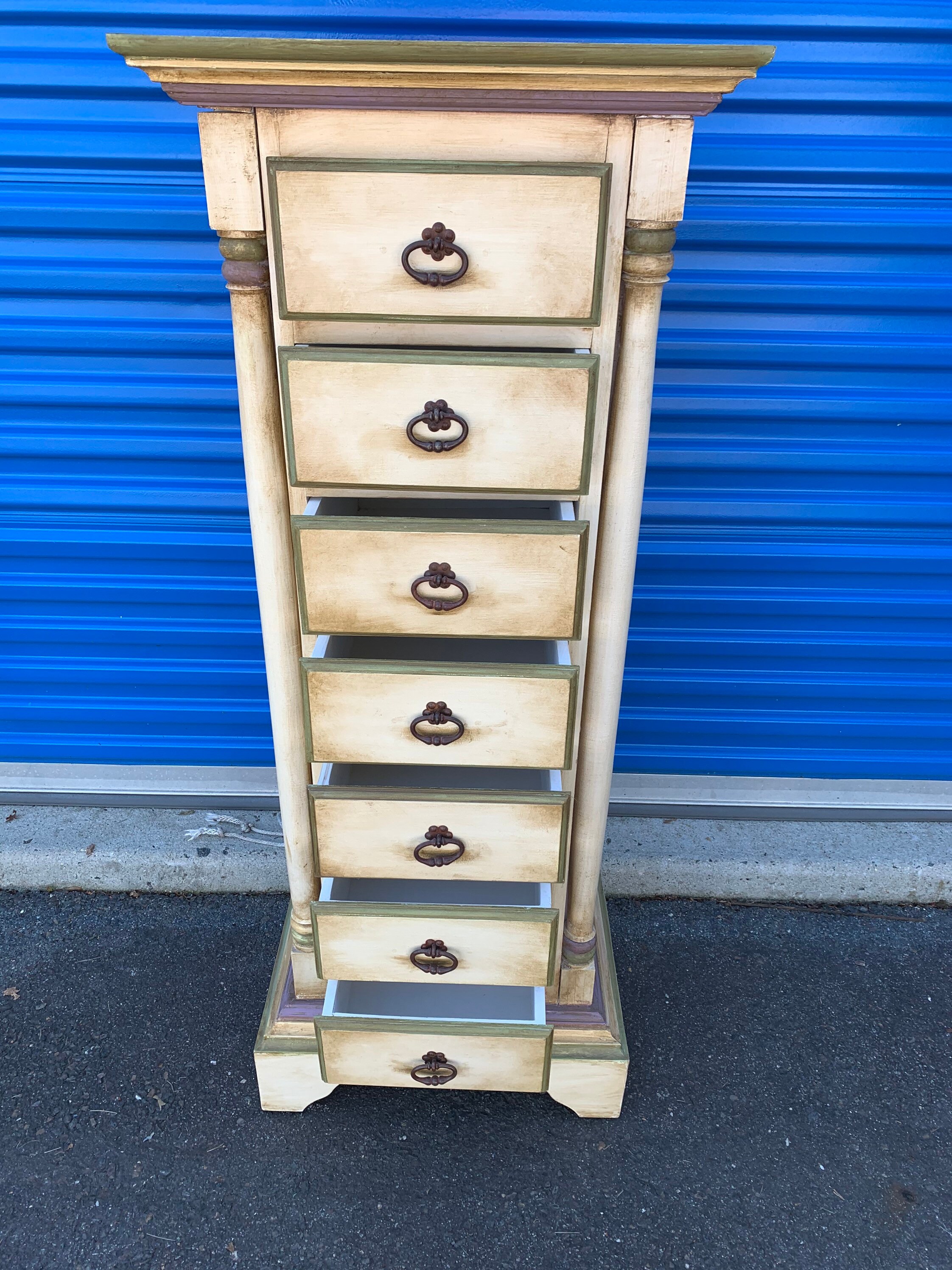 Vintage Lingerie Skinny Chest of Drawers