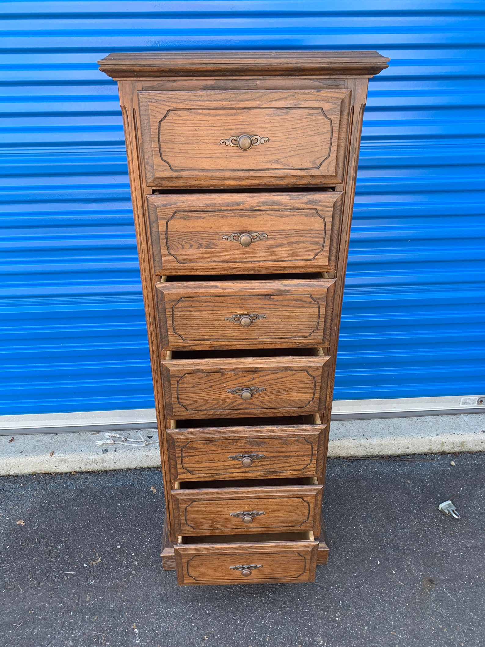 Vintage Tall 7 Drawer Lingerie Chest Etsy