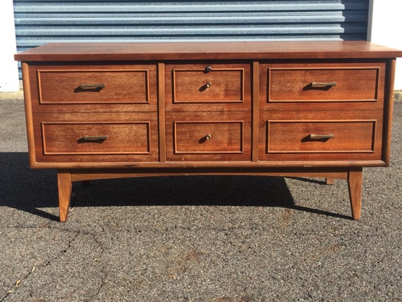 Mcm Mid Century Modern Style Vintage Lane Cedar Chest Etsy
