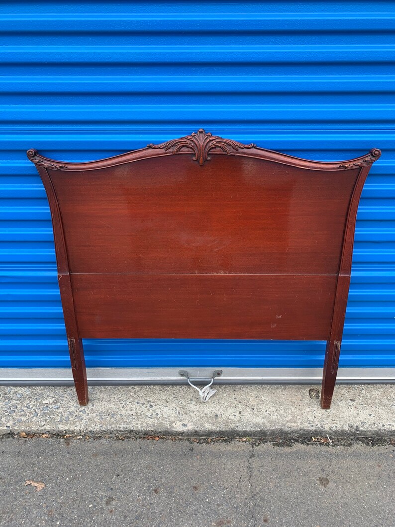 Vintage Mahogany Claw Foot Twin Bed-headboard Footboard and | Etsy UK