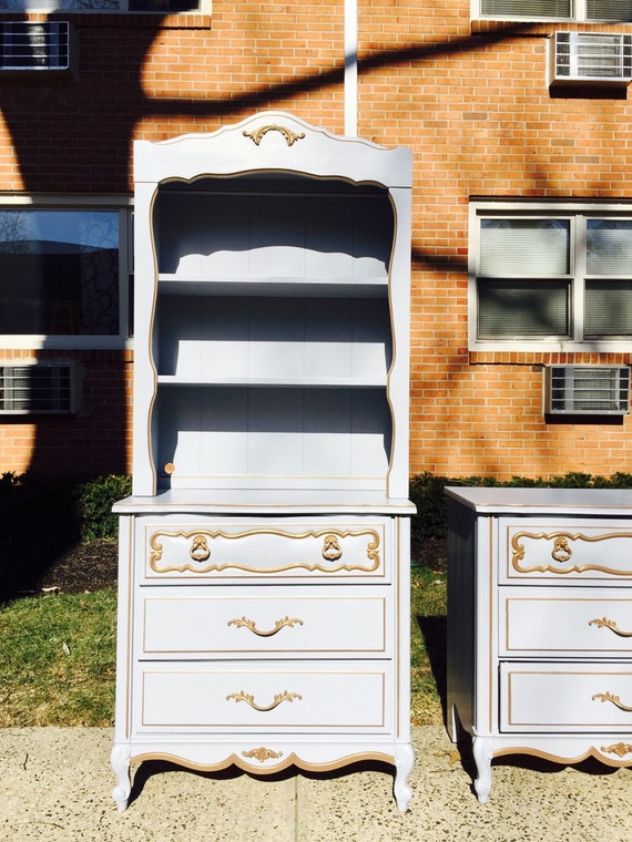 Sold To Michelle Vintage French Provincial 3 Drawer Dresser Etsy