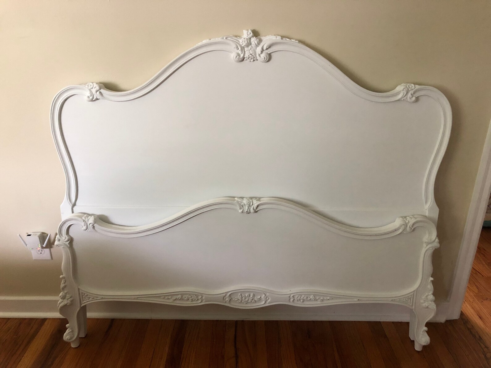 White French full headboard footboard Etsy