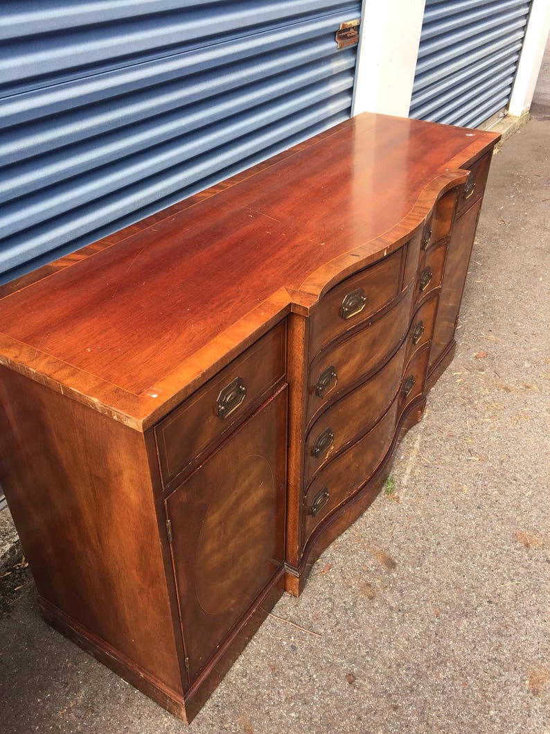 Vintage Mahogany Henredon Heritage Buffet Credenza Dresser