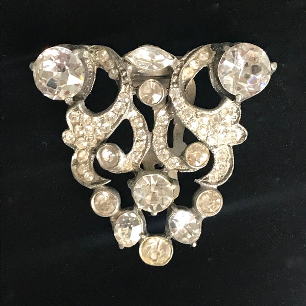 Stunning Staret Rhinestone Dress Clip