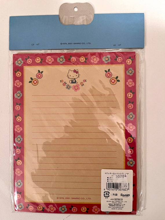 Vintage Hello Kitty Notebooks and Stationary 2001 - Etsy