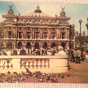 Klassische Vintage Postkarte von L'Opera, Paris